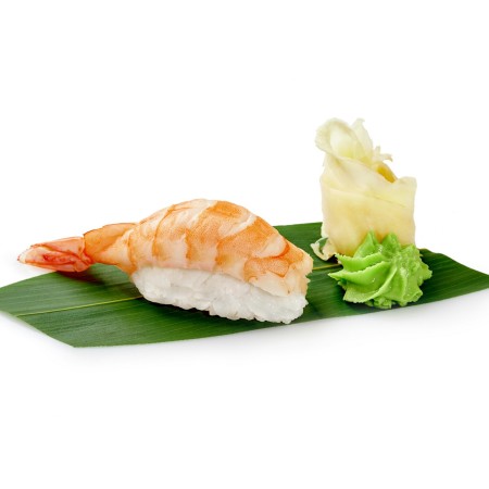 Nigiri with shrimp